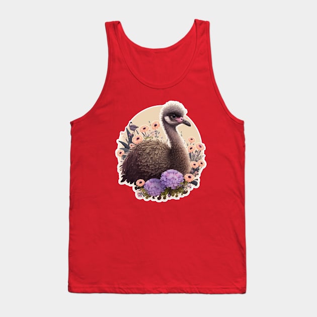 Ostrich Tank Top by Zoo state of mind